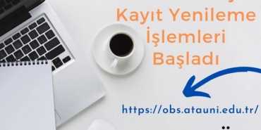 ATA AÖF Kayıt Yenileme İşlemleri 2022