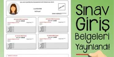 AÖF Sınav Giriş Belgeleri