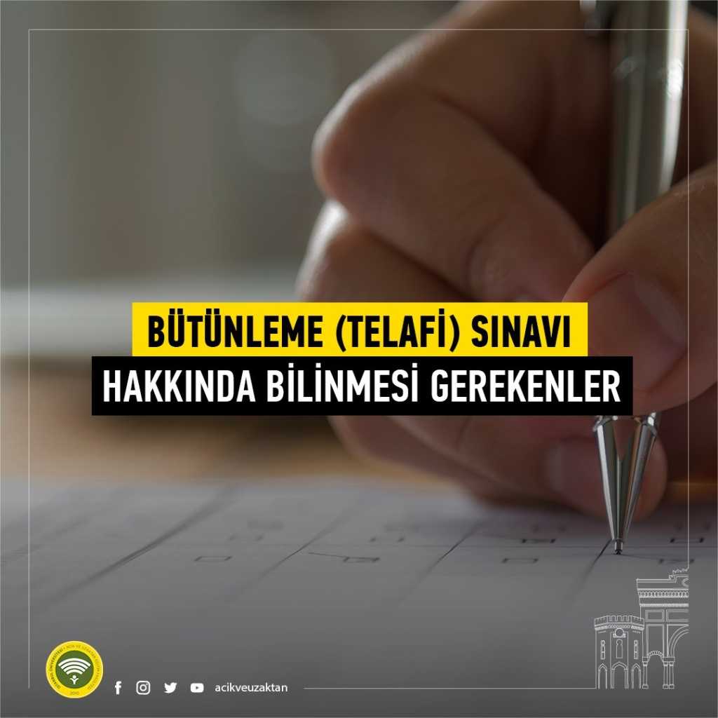 2023 AUZEF Bütünleme Sınavı