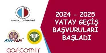 2024-2025 Yatay Geçiş