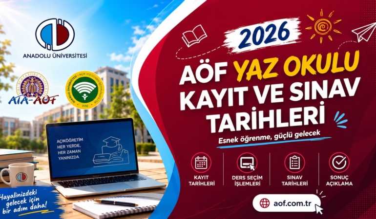 2026 AÖF Yaz Okulu