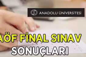 2025 AÖF Güz Dönemi Final Sonuçları