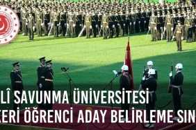 MSÜ (Millî Savunma Üniversitesi) Askerî Öğrenci Aday Belirleme Sınavı